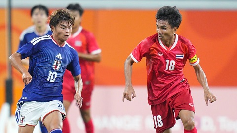 Kết quả U23 Nhật Bản 3-0 U23 Thái Lan: U23 Nhật Bản nhất bảng